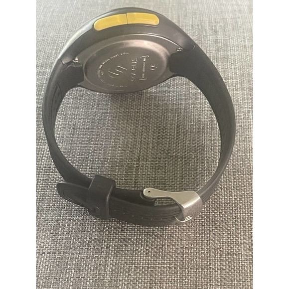 Soleus 10K Black Yellow Water Resistant Unisex Running Adjustable Watch - Picture 2 of 7